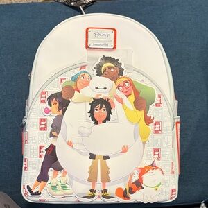 Loungefly White Disney Big Hero 6 Mini Bag